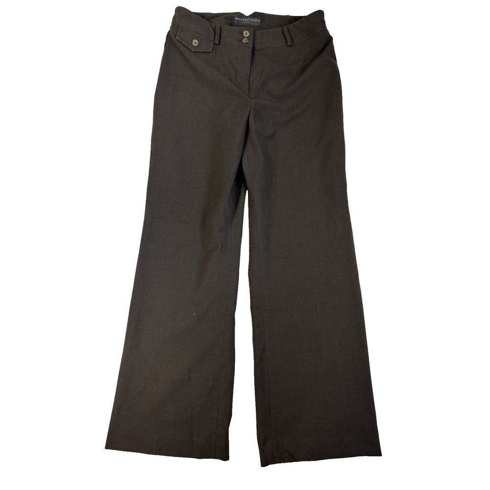 Geoffrey Beene Sport Women's 6S Brown Wide Leg Pants Career Sexy Office Business